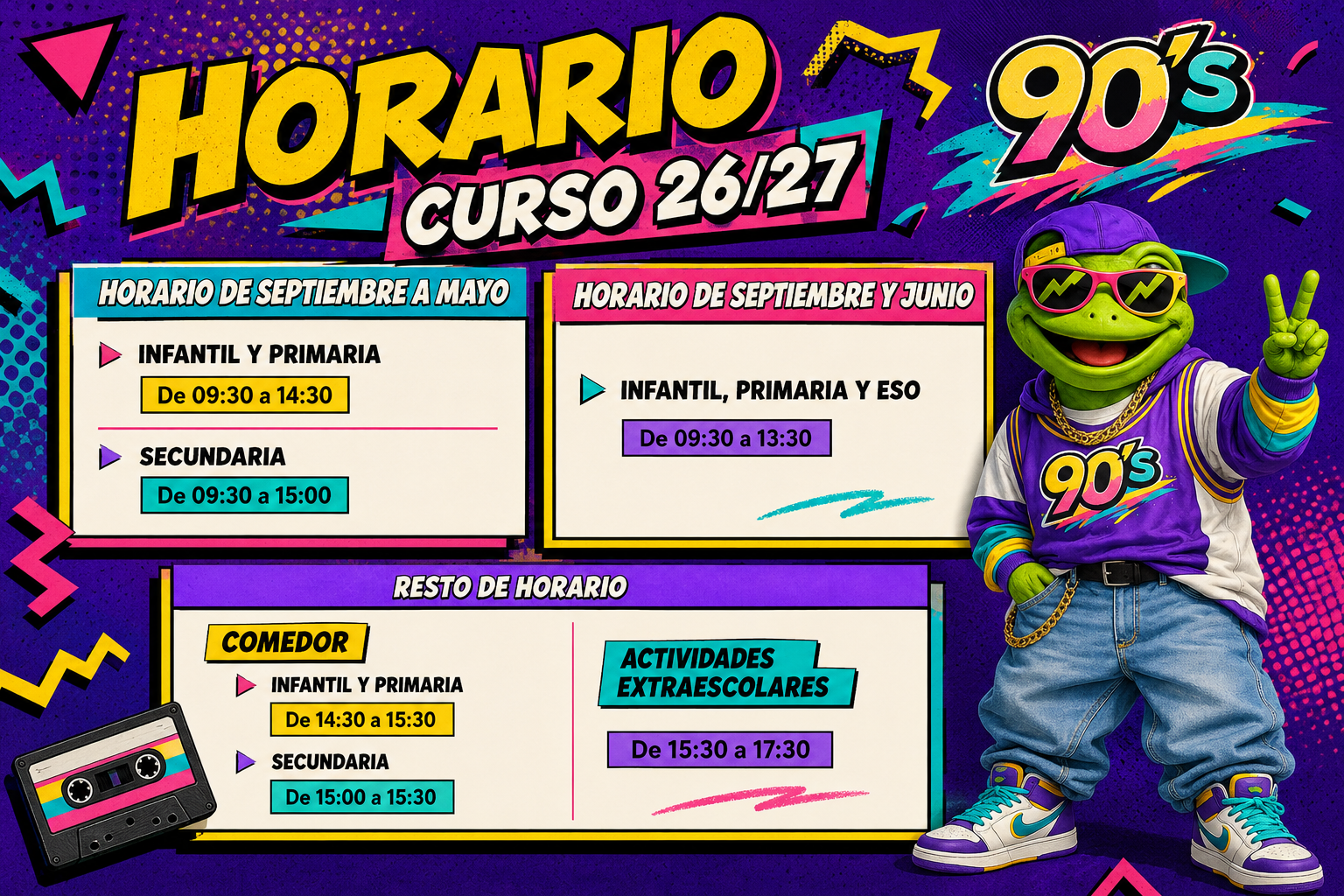 Horario del centro IA